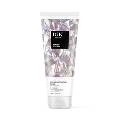 IGK Color Magic Storm Color Depositing Mask in Pale Violet Gray, 6 fl oz tube 1