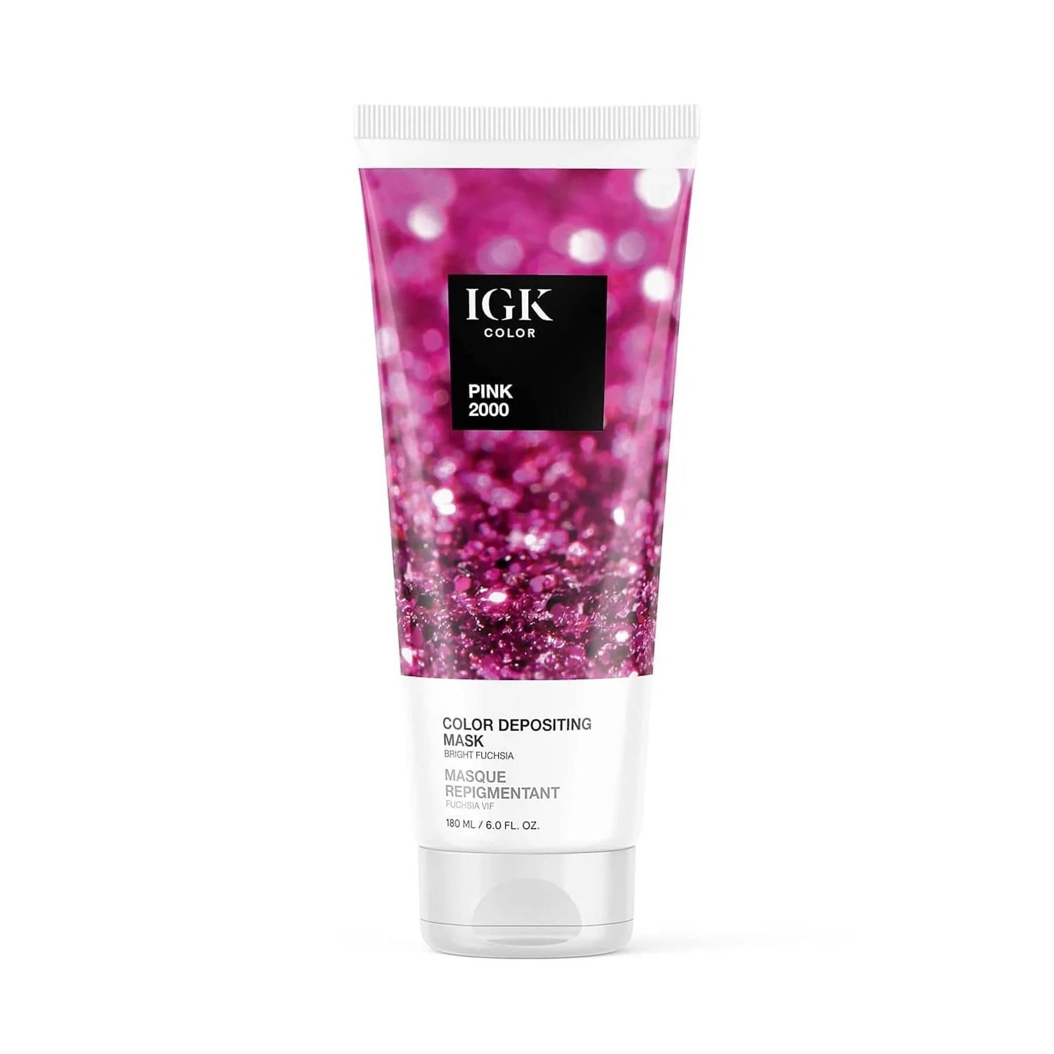 IGK Color Pink 2000 Color Depositing Mask in Bright Fuchsia, 6 fl oz tube 1