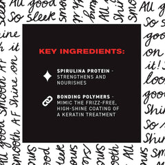 IGK Good Behavior key ingredients spirulina protein and bonding polymers for frizz-free high-shine hair
