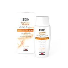 ISDIN Eryfotona Actinica SPF 50+ 100ml bottle and box, mineral sunscreen with DNA Repairsomes 1