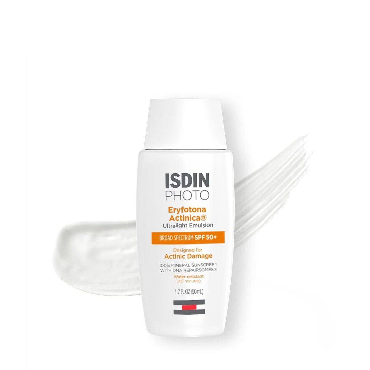 ISDIN Eryfotona Actinica SPF 50+ broad spectrum mineral sunscreen ultralight emulsion for actinic damage 50 ml