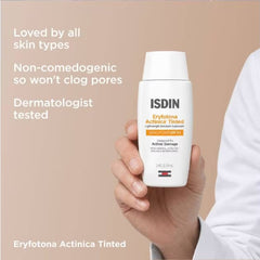 Dermatologist-tested non-comedogenic tinted mineral sunscreen for all skin types