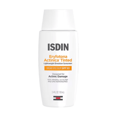 ISDIN Eryfotona Actinica Tinted SPF 50 sunscreen 3.4 fl oz bottle
