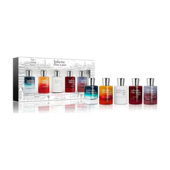Juliette Has a Gun Deluxe Miniature Set with Pear Inc Lust for Sun Not a Perfume Juliette and Ode to Dullness 8ml bottles