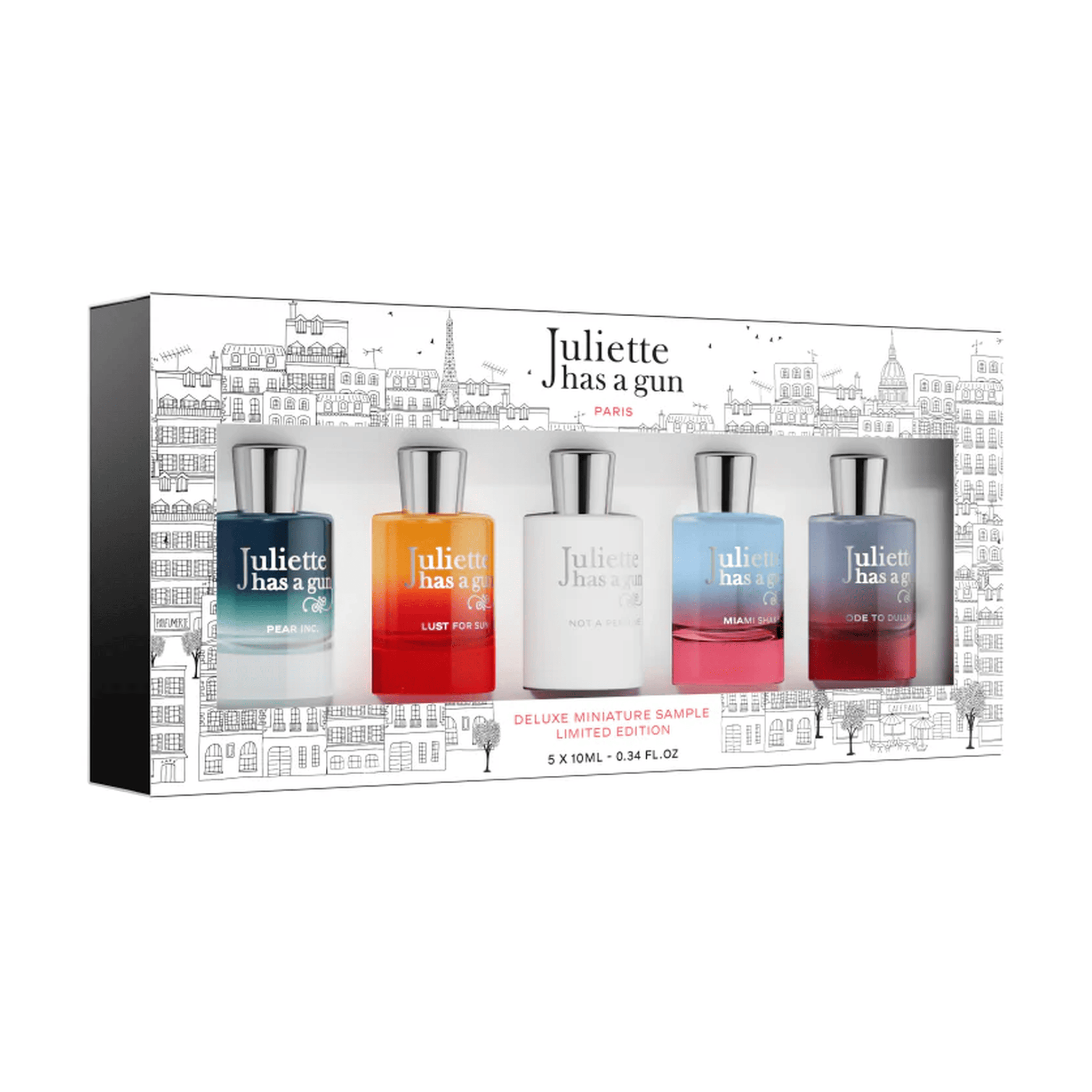 Juliette Has a Gun Paris miniature perfume set with five bottles
