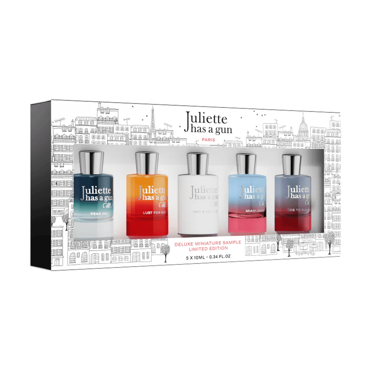 Juliette Has a Gun Paris miniature perfume set with five bottles