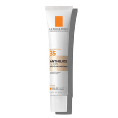 La Roche-Posay Anthelios Glow SPF 35 daily glow sunscreen tube in pearl