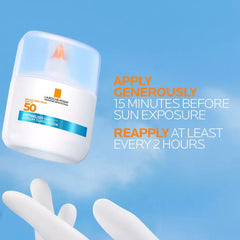 Anthelios UV Air SPF 50 application instructions apply and reapply every 2 hours