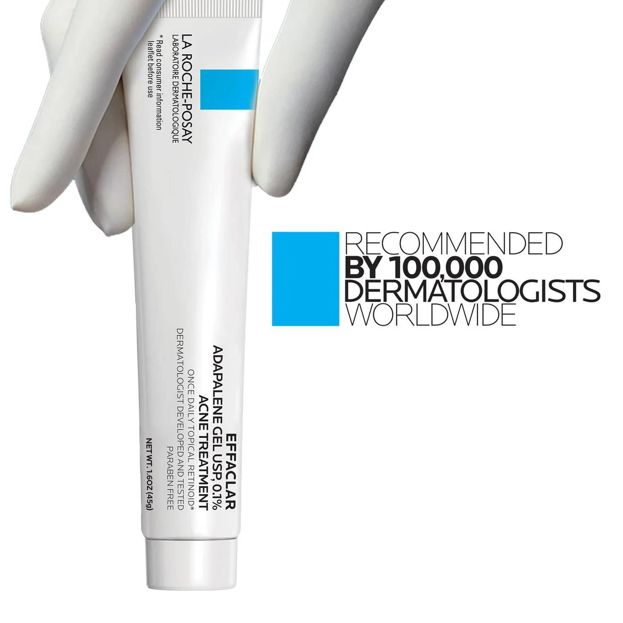 Effaclar Adapalene Gel recommended by dermatologists worldwide
