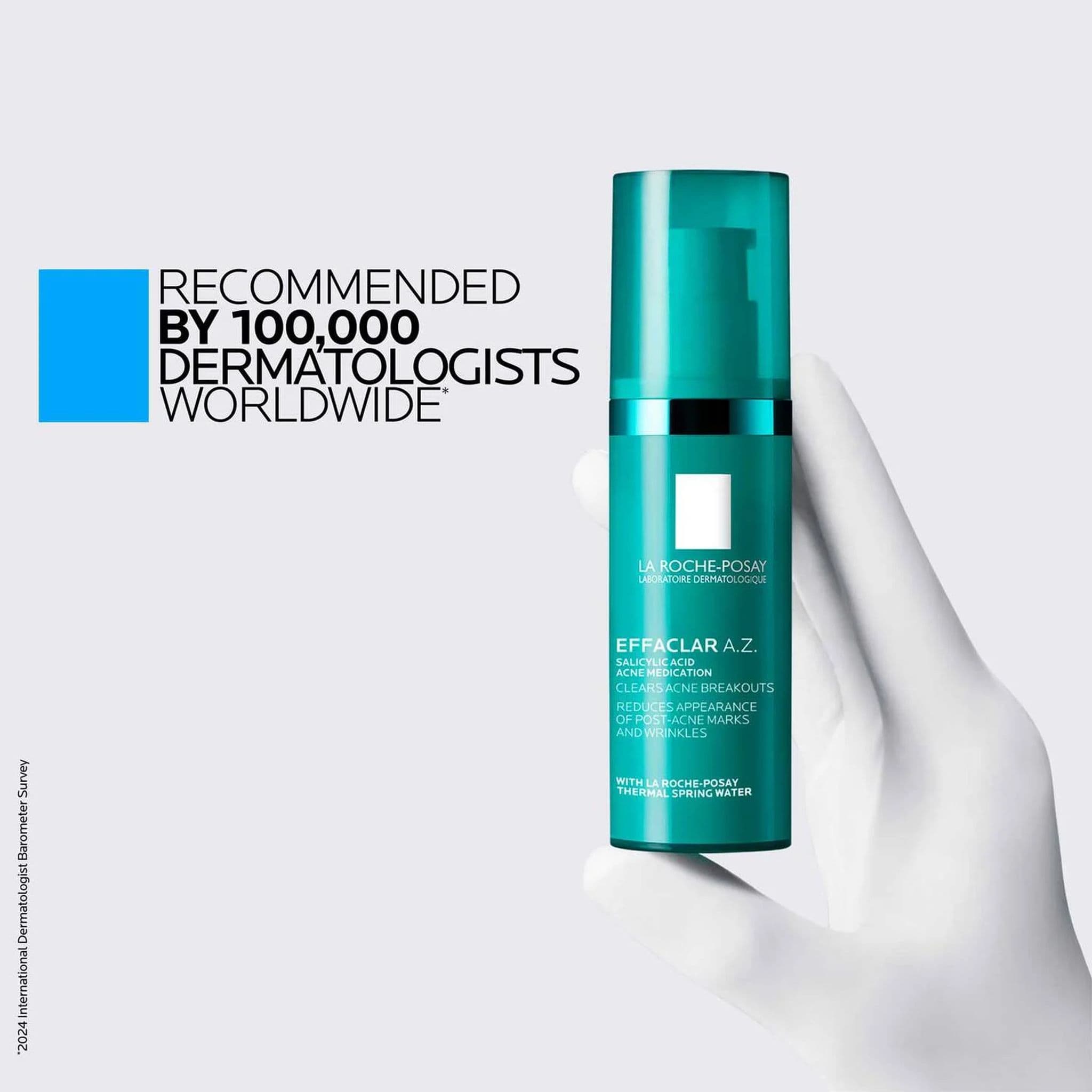 La Roche-Posay Effaclar AZ gel dermatologist recommended worldwide
