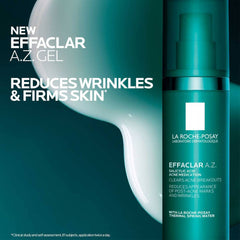 La Roche-Posay Effaclar AZ gel reduces wrinkles and firms skin