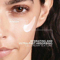 La Roche-Posay Effaclar AZ gel texture applied to skin