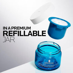 La Roche-Posay Hyalu B5 cream in refillable jar with lid open 9