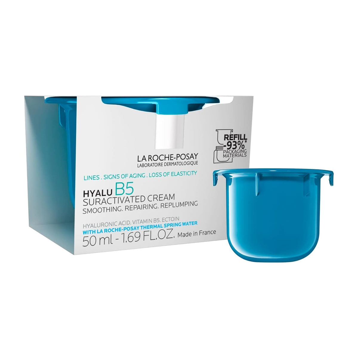 La Roche-Posay Hyalu B5 Suractivated Cream refill pack with jar 1