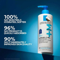Lipikar AP+M consumer results for hydration and skin quality improvement