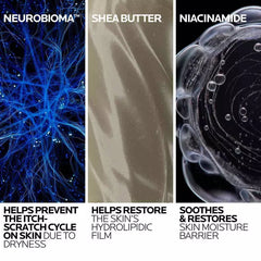 Neurobioma shea butter and niacinamide ingredients in Lipikar AP+M cream