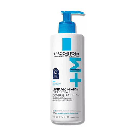 La Roche-Posay Lipikar AP+M triple repair moisturizing cream 400ml pump bottle