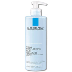 La Roche-Posay Toleriane Moisturizing Milky Cleanser hydrating face cleanser with ceramides for dry and sensitive skin.