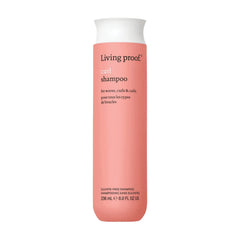 Living Proof Curl Shampoo 8 oz sulfate free shampoo bottle for waves curls and coils on white