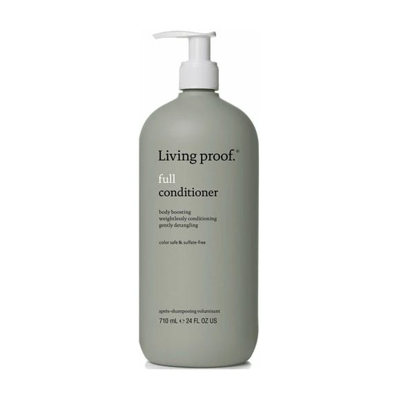 Living Proof Full Conditioner 24 oz color safe sulfate free volumizing conditioner pump bottle in original gray packaging