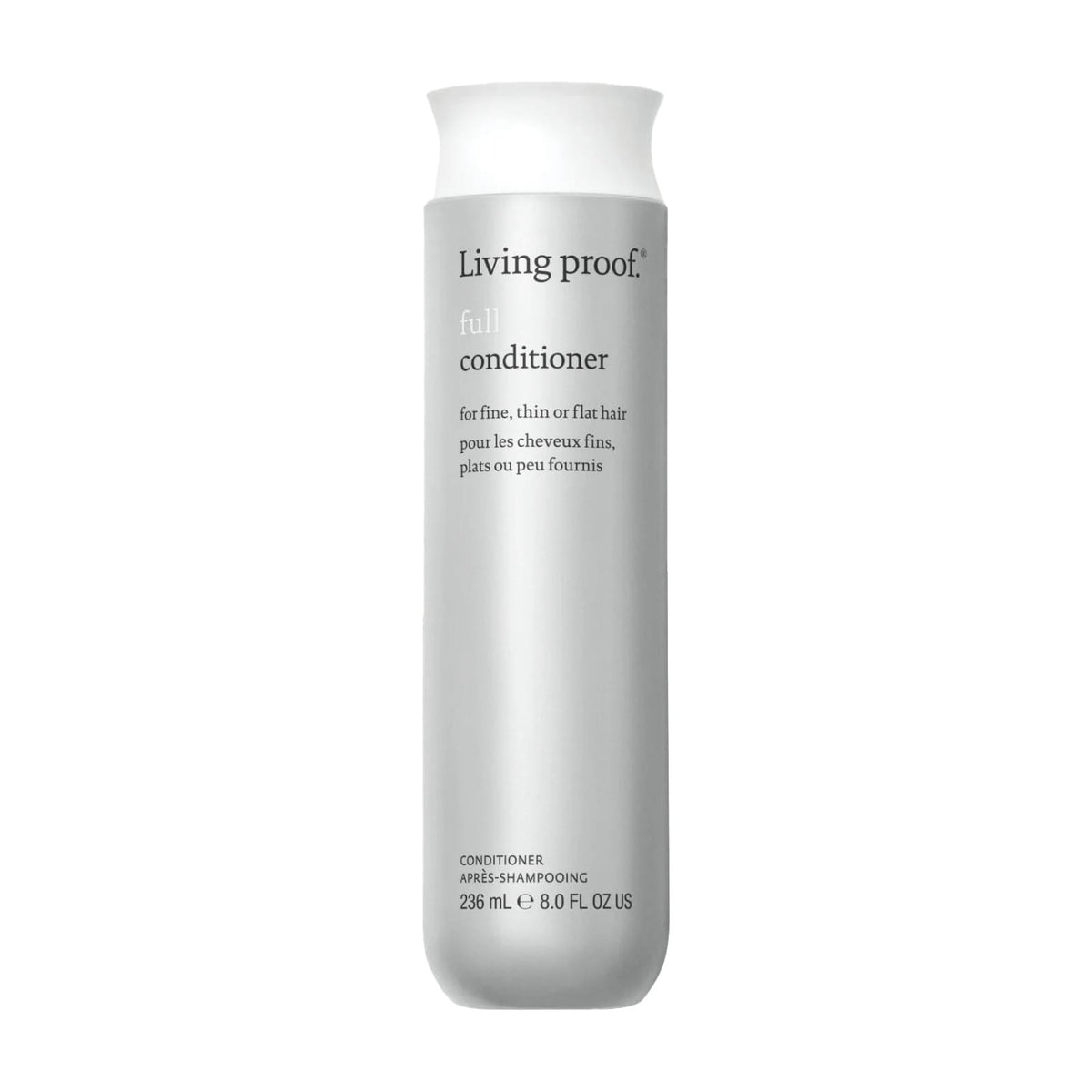 Living Proof Full Conditioner 8 oz volumizing conditioner bottle for fine thin or flat hair on white