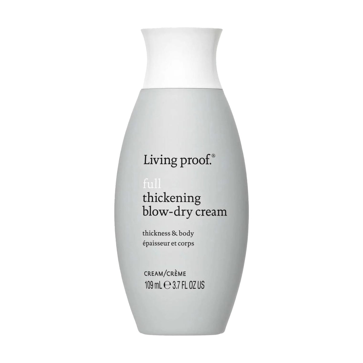 Living Proof Full Thickening Blow-Dry Cream 3.7 oz styling cream for thickness and body on white