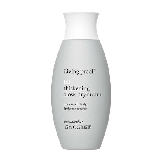 Living Proof Full Thickening Blow-Dry Cream 3.7 oz styling cream for thickness and body on white