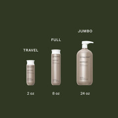 Living Proof No Frizz Conditioner in travel 2 oz full 8 oz and jumbo 24 oz sizes