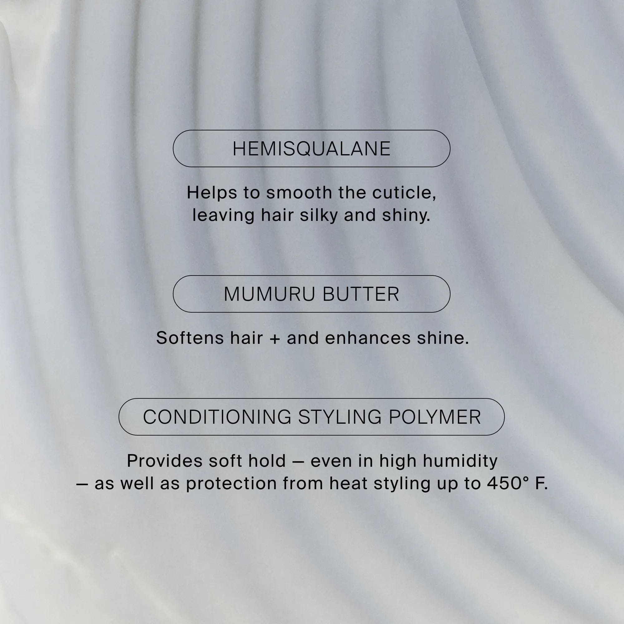 Living Proof 5-in-1 Styling Treatment ingredients hemisqualane mumuru butter and conditioning styling polymer