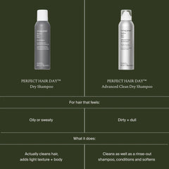 Living Proof Perfect Hair Day Dry Shampoo vs Advanced Clean Dry Shampoo for oily hair or dirty and dull hair
