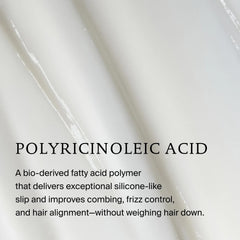 Perfect Hair Day Conditioner texture with polyricinoleic acid for silicone-like slip frizz control and easy combing