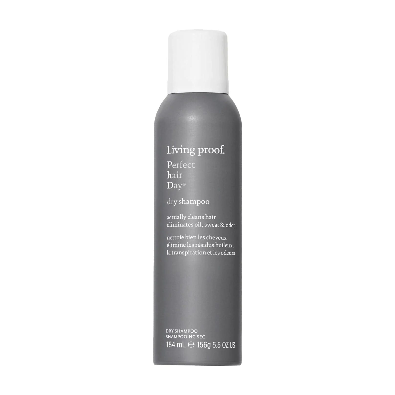 Living Proof Perfect hair Day Dry Shampoo 5.5 oz aerosol can on white