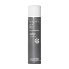 Living Proof Perfect hair Day Heat Styling Spray 5.5 oz aerosol can with heat protection up to 450F on white
