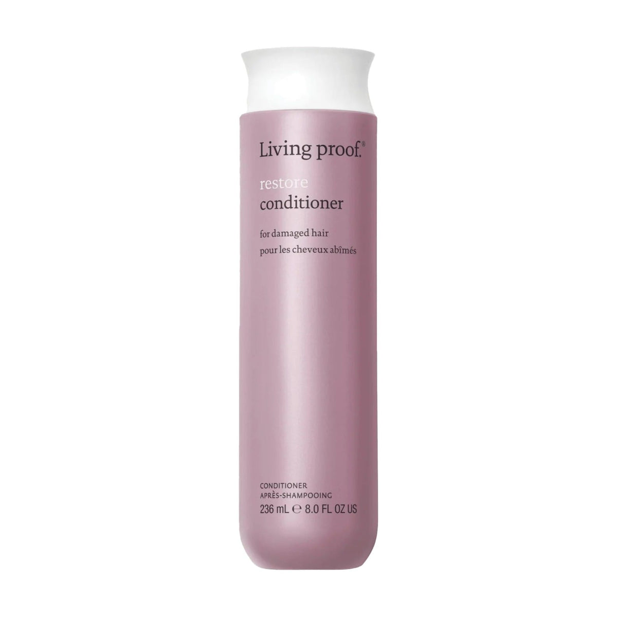 Living Proof Restore Conditioner 8 oz repairing conditioner for damaged hair on white