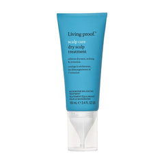 Living Proof Scalp Care Dry Scalp Treatment 3.4 oz tube microbiome balancing treatment for dry itchy scalp on white