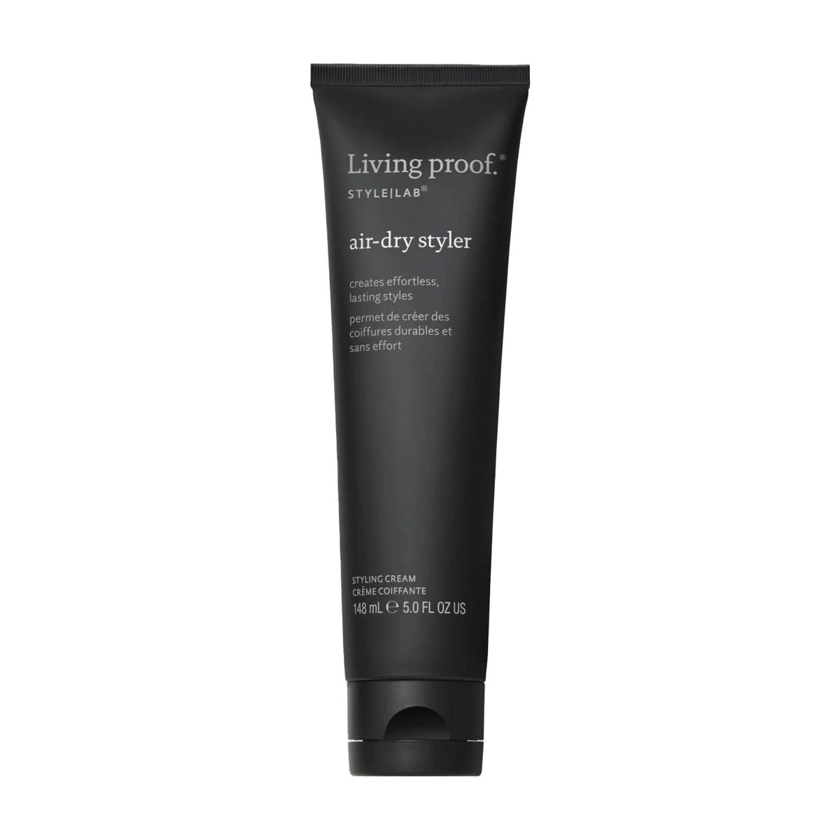Living Proof Style Lab Air-Dry Styler 5 oz styling cream tube for effortless lasting air-dried styles on white