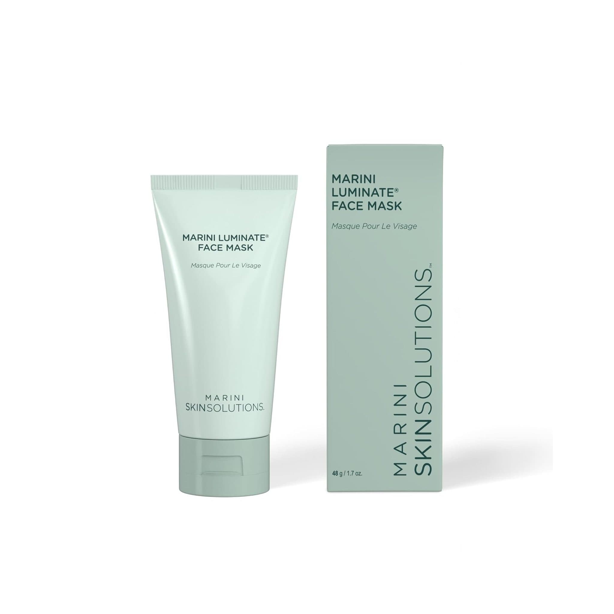 Marini Skin Solutions Marini Luminate Face Mask tube and box 48g brightening treatment