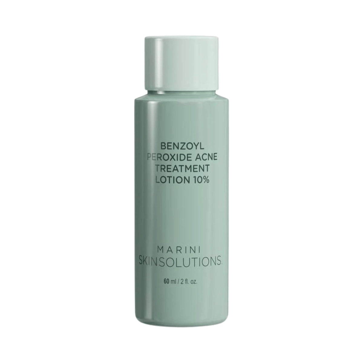 Marini Skin Solutions Benzoyl Peroxide Acne Treatment Lotion 10% sage green bottle 60ml