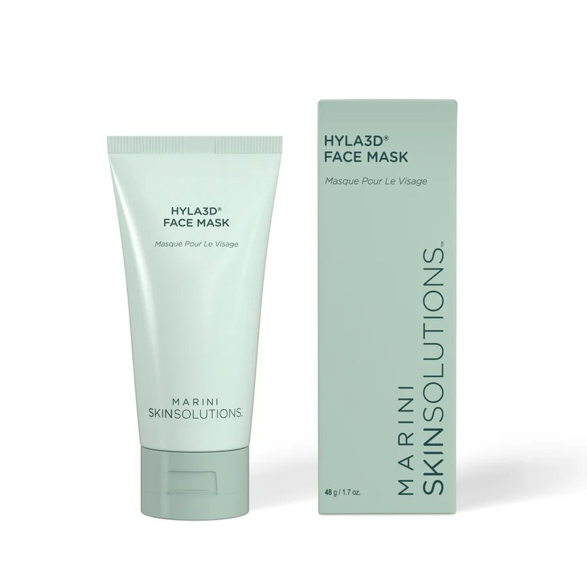 Marini Skin Solutions HYLA3D Face Mask tube and box set 48g hydrating skincare