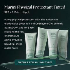 Marini Skinsolutions Physical Protectant Tinted SPF 45 zinc oxide titanium dioxide tinted sunscreen all skin types