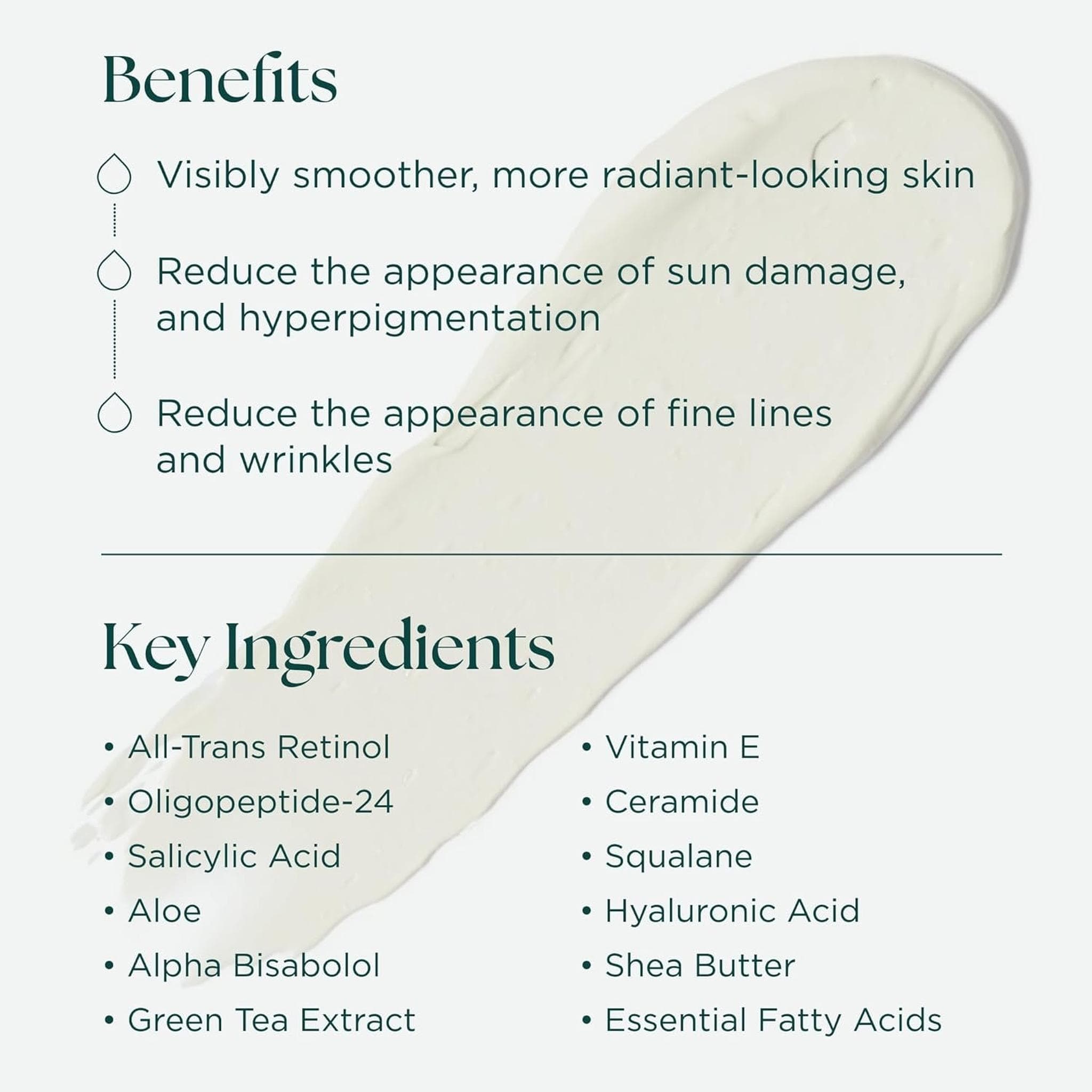 Retinol Plus Mask benefits and key ingredients retinol salicylic acid hyaluronic acid ceramide