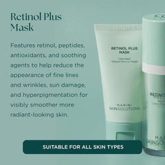 Marini Skinsolutions Retinol Plus Mask with retinol peptides and antioxidants for all skin types