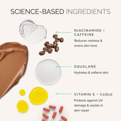 MDSolarSciences MD Mineral BB Creme key ingredients niacinamide caffeine squalane vitamin E CoQ10 for skin protection and hydration 4