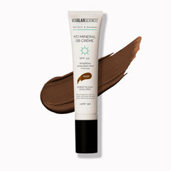 MDSolarSciences MD Mineral BB Creme SPF 50 Deep shade tube with deep brown tinted foundation swatch 1