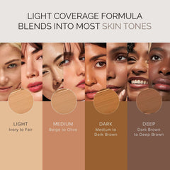 MDSolarSciences MD Mineral BB Creme SPF 50 shade range Light Medium Dark Deep blending into diverse skin tones 6