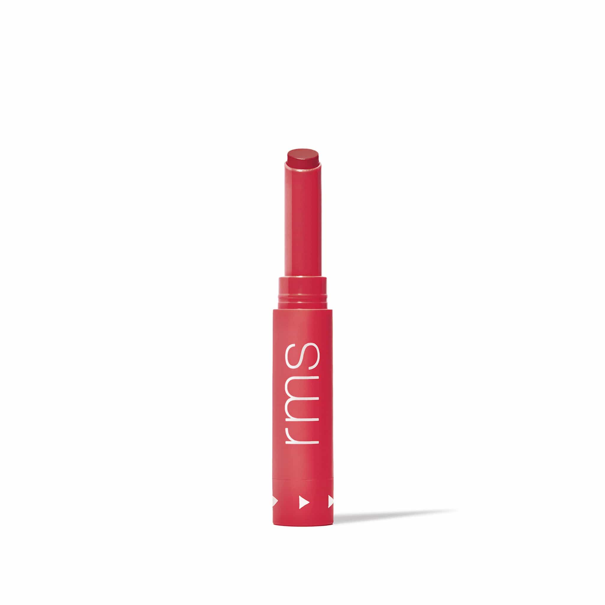 RMS Beauty lipstick in Monica shade with rms logo on tube 1