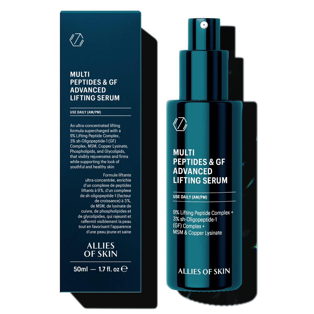 Allies of Skin Multi Peptides and Growth Factor Advanced Lifting Serum Value Size