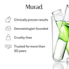 Murad brand trust badges clinically proven dermatologist founded cruelty free
