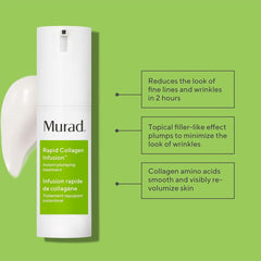 Murad Rapid Collagen Infusion key benefits wrinkle reduction and skin plumping