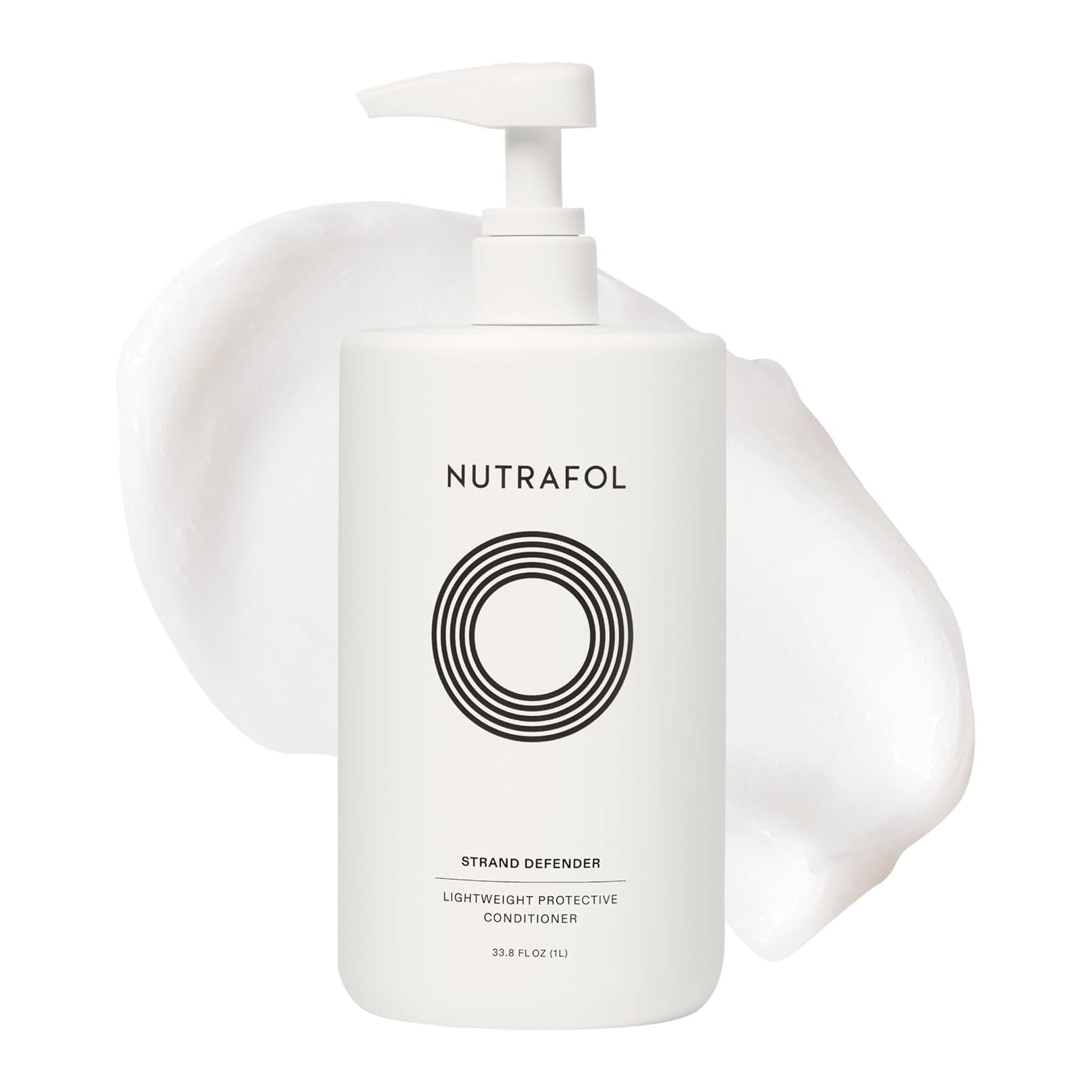 Nutrafol Strand Defender 1 liter pump bottle conditioner with cream 33.8 fl oz